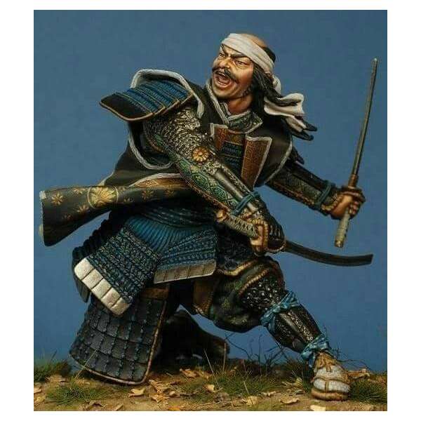 Pegaso models.90mm.Samurai im Duell figuren.