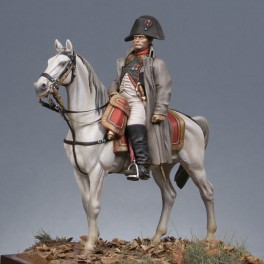 Metal Models,54mm,Mounted Napoleon in overcoat figure kits.