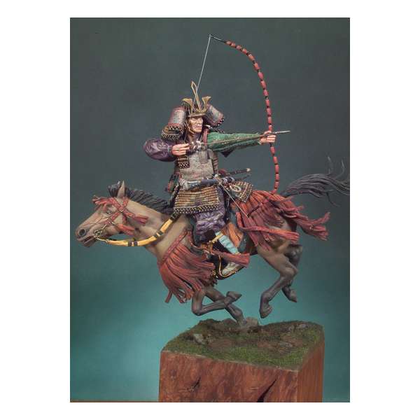 Andrea miniatures,figuren 90mm.Samurai zu Pferd .