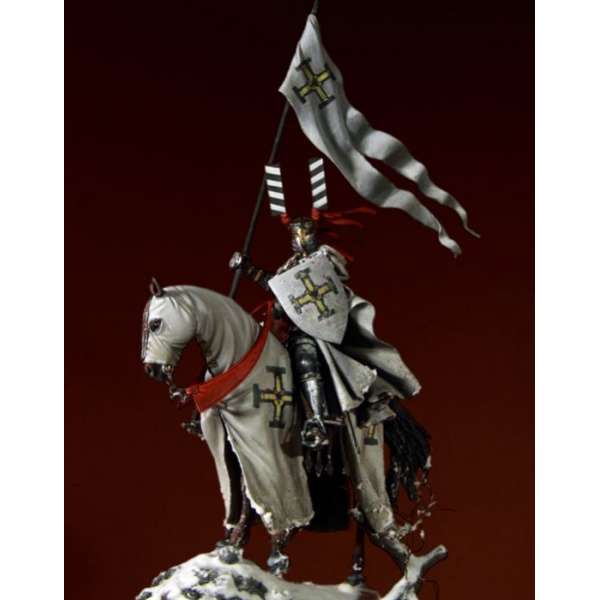 Figurine de chevalier Teutonique 75mm Pegaso Models.