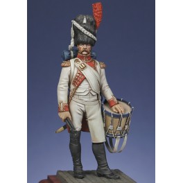 Metal Models,54mm,Drummer of the dutch grenadiers of the Guard 1812 figure kits.