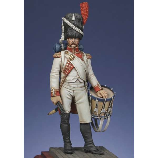 Metal Models,54mm,Drummer of the dutch grenadiers of the Guard 1812 figure kits.