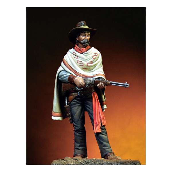 Pegaso models.54mm vollplastische figuren.Cowboy mit Winchester.