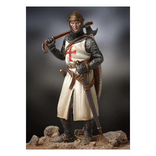 XIII Siècle 54 MM Chevalier The Templars Boite Soldat Figurine 