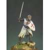 Figurine Andrea Miniatures 54mm de Chevalier Templier 1200.