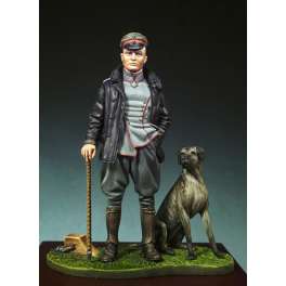Andrea miniatures,historishe figuren 54mm.Der Rote Baron mit dem Hund Moritz.