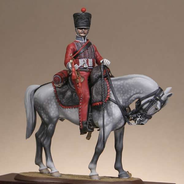 Metal Models,54mm,Trumpeter 3th regiment hussars figure kits.