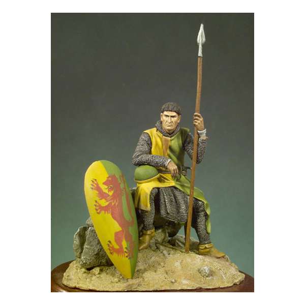 Andrea miniaturen, ritter figuren 54mm.Normannischer Krieger.