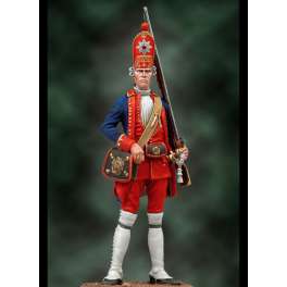 Andrea Miniatures 54mm.Grenadier, 1st Red Life Batallion "Lange Kerls", 1720 figure kits.