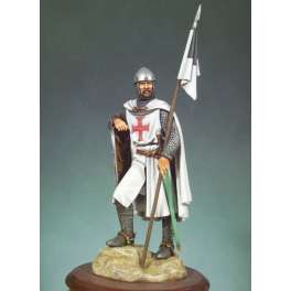 Andrea Miniatures 90mm.Templier avec sa lance et son bouclier ,1150. -figurine à peindre-