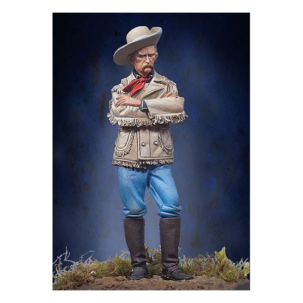 Figurine Andrea miniatures 54mm. Custer 7ème de Cavalerie 1876.