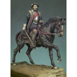 Andrea miniatures,54mm.Hernan Cortes on horseback . Figure kits.