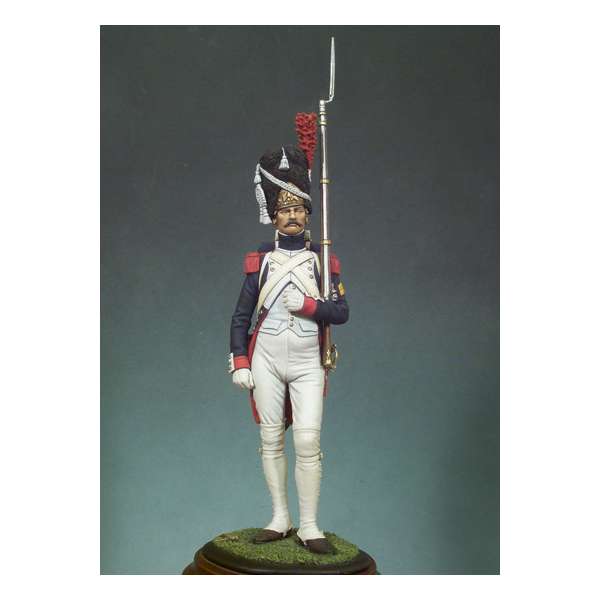 Figurine de Grenadier de la Garde, Andrea Miniatures 90mm.