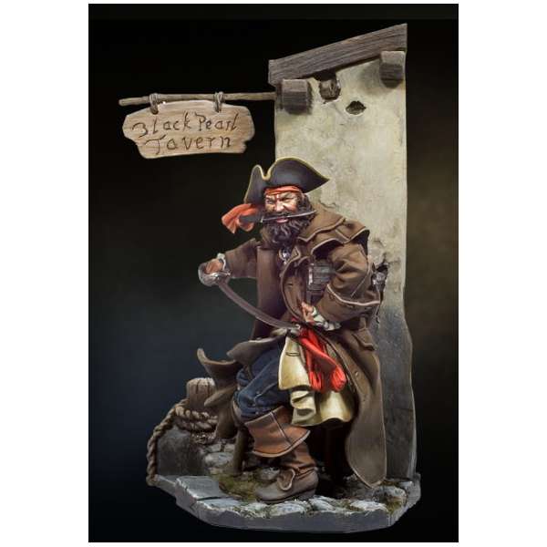 Andrea Miniatures 54mm.Pirate figure kits Port Royale.
