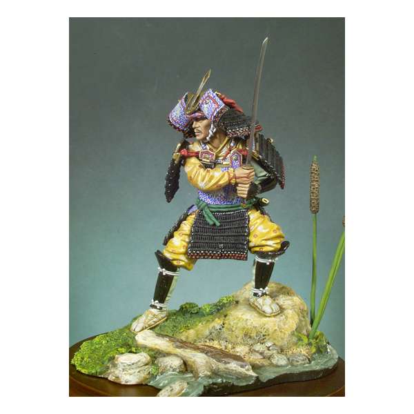 Figurine de Samouraï, 1300 Andrea Miniatures 90mm à monter et à peindre.