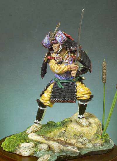 ANDREA MINIATURES S8 - F22 Samurai Warrior 1300 90 mm