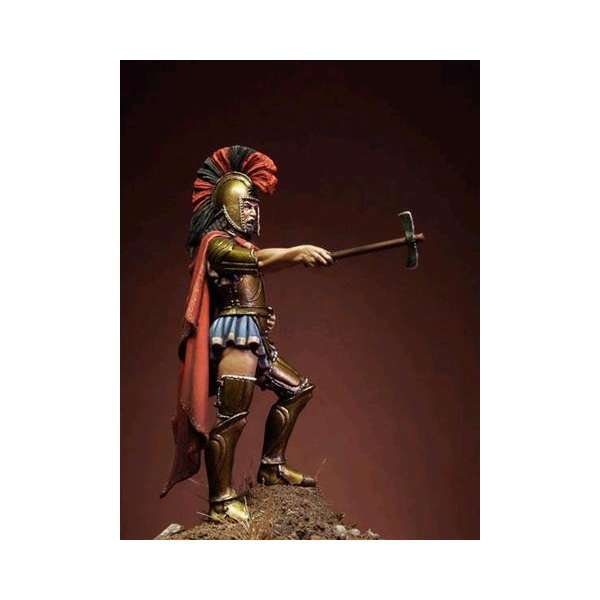 Figurine de l'antiquité  500 avant JC Romeo  Models 54mm,  Roi des Étrusques (Lars Porsenna) .