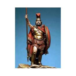 Figurine de l'antiquité , Romeo Models 54mm  Commandant Grec 