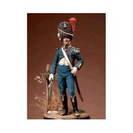Figurine Lieutenant d'infanterie légère - Royaume de Naples  1813-1815. Romeo Models 54mm.
