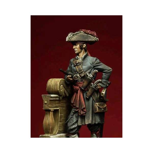 Romeo Models 75mm figuren.Pirat Jack Rackham "Calico Jack".1720.