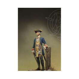 Romeo Models 54mm Officier d'infanterie 4ème Rgt. -  Prusse 1756-1763.