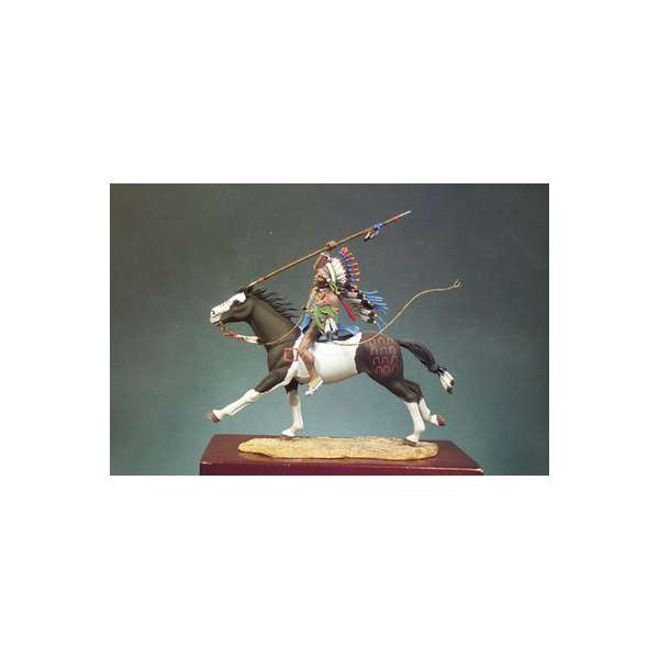 Andrea miniatures,figuren 54mm.Sioux-Häuptling anreitend.