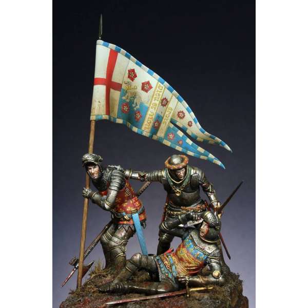 Figurines Bataille d'Azincourt 1415 - Andrea miniatures 54mm.