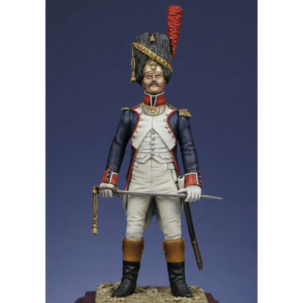 Metal Modeles,54mm,Officier of grenadiers 1806 figure kits.