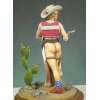 Figurine de Cowgirl 80mm Andrea Miniatures.