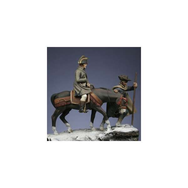 Metal Modeles,54mm figuren,Napoleon überquert die Alpen, 1800.