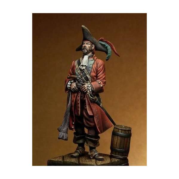 Figurine de pirate, le chevalier des mers 75mm Bestsoldiers en résine.