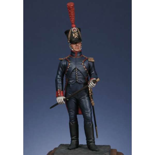Metal Modeles,54mm, Officer of artillery 1809.Historical figure kits.