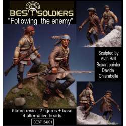 Figurines 54mm guerre Franco-Indienne Bestsoldiers.