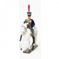 Soldat CBG Mignot trompette du 4e régiment de hussards (1808)