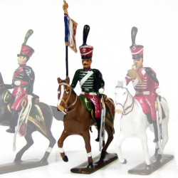 CBG Mignot. Etendard du 8e régiment de hussards (1808).
