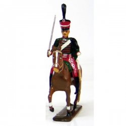 Figurine CBG Mignot cavalier du 8e régiment de hussards (1808).
