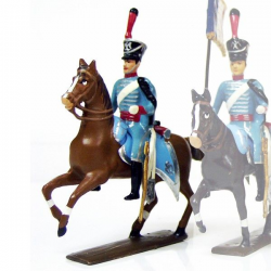 Figurine CBG Mignot officier du 10e régiment de hussards (1808)