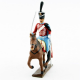 Figurine de cavalier du 12e régiment de hussards (1808) CBG Mignot.