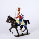 Figurine de cavalier du 13e régiment de hussards (1808) CBG Mignot.