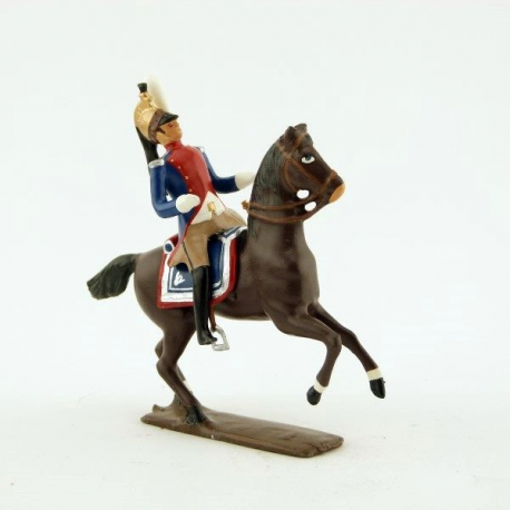 Figurine CBG Mignot officier des dragons de Paris.