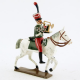Figurine CBG Mignot trompette de la garde d'honneur à cheval (1813).