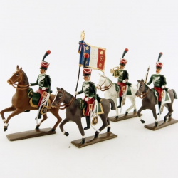 Ensemble de 4 figurines "Garde d'Honneur" CBG Mignot.