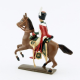 Figurine d'officier des chasseurs de la garde à cheval (1809) CBG Mignot.