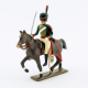 Figurine de cavalier des chasseurs de la garde à cheval (1809) CBG Mignot.