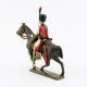 Figurine de cavalier des chasseurs de la garde à cheval (1809) CBG Mignot.