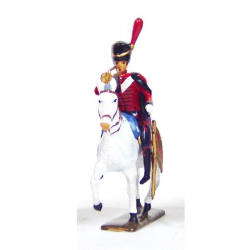 Figurine de trompette des artilleurs à cheval (1809) CBG Mignot.
