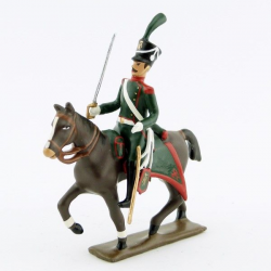 Figurine CBG Mignot de cavalier des chasseurs à cheval de la ligne (1809).