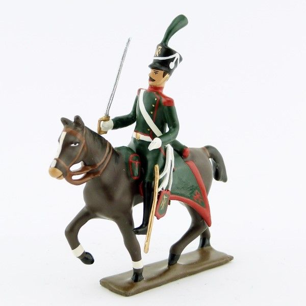 Soldat CBG Mignot Premier Empire Cavalier 170 Chasseur 1809 54mm