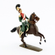 Figurine d'officier des chevau-léger 1er rgt (plastron écarlate) (1812) CBG Mignot.