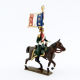 Figurine CBG Mignot étendard des chevau-léger 1er rgt (plastron écarlate) (1812).